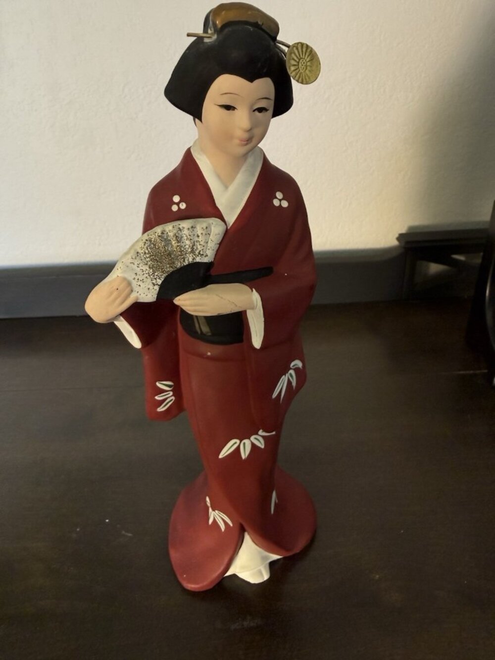 Vintage Ucagco Ceramics Japan Geisha 10" Figurine